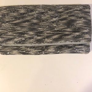 Silver BCBG clutch